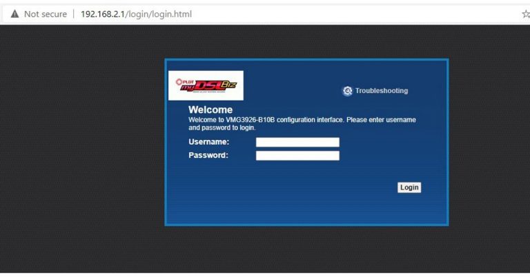 PLDT Login credentials