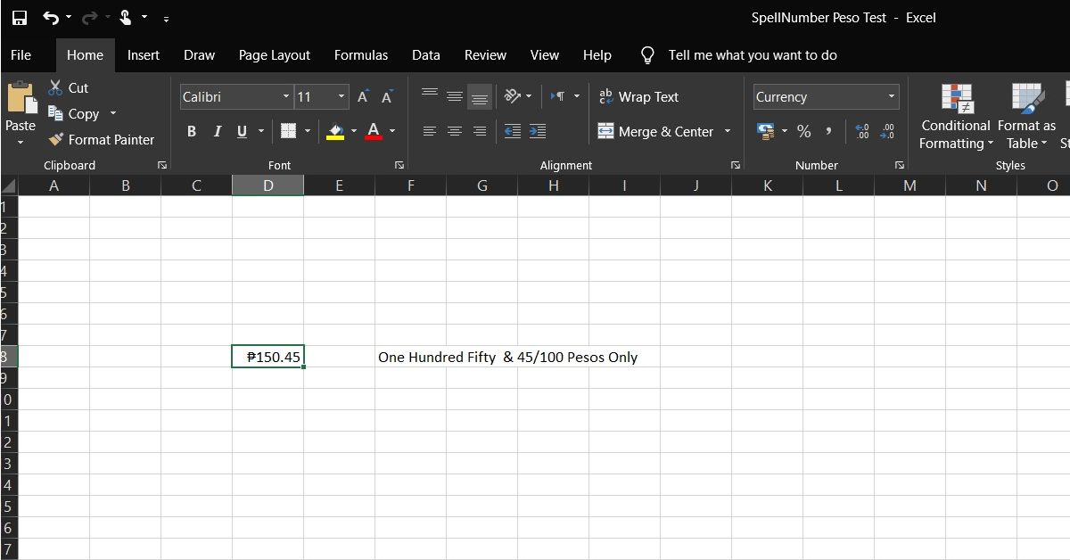 peso number words excel