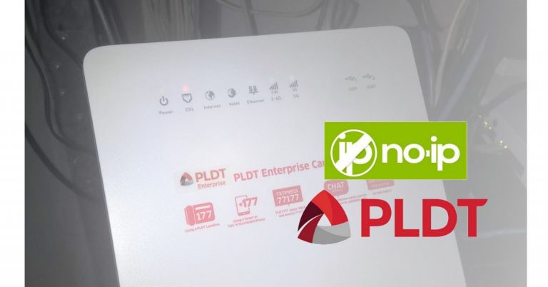 No-Ip DDNS to PLDT modem