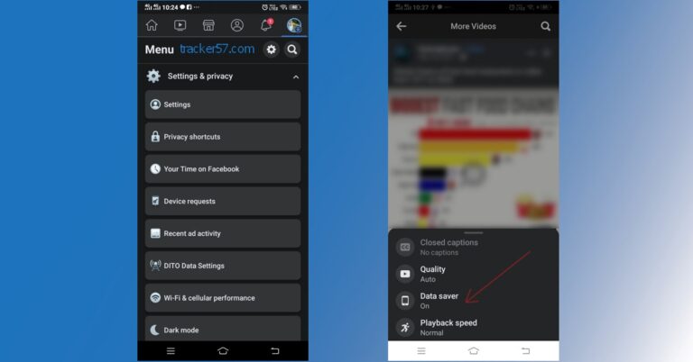 facebook data saver setting android